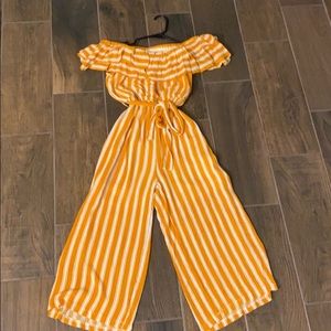 Summery Striped Romper